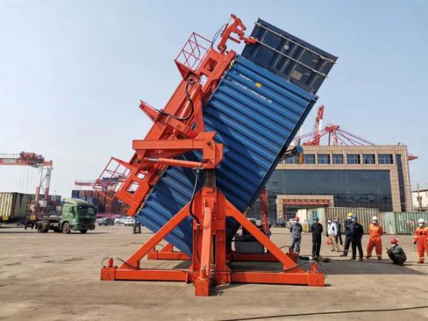 單車位單翻集裝箱翻轉(zhuǎn)機